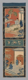 Panel (For a Screen), China, Qing dynasty (1644-1911), 1875/1900. Creator: Unknown.