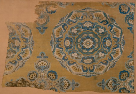 Fragment (Dress Fabric), China, Tang dynasty (A.D. 618-906), late 8th/early 9th century. Creator: Unknown.