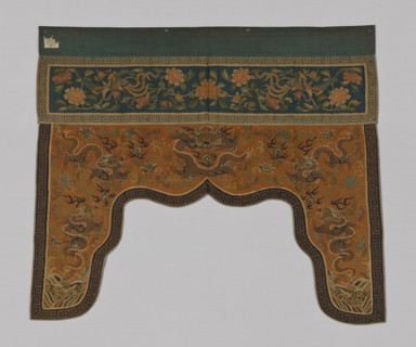 Valance, China, Qing dynasty (1644-1911), 1775/1800. Creator: Unknown.