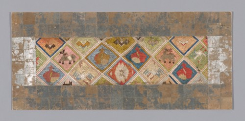 Panel (Dress Fabric), China, Qing dynasty (1644-1911), 1875/1900. Creator: Unknown.