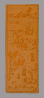 Panel (Furnishing Fabric), China, 18th century, Qing dynasty (1644-1911). Creator: Unknown.