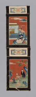 Panel (For a Screen), China, Qing dynasty (1644-1911), 1875/1900. Creator: Unknown.