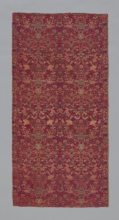 Panel (Furnishing Fabric), Macao, late Ming (1368-1644) or early Qing dynasty (1644-1912). Creator: Unknown.