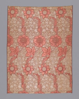 Two Curtains (Original Design Entitled "Kennet"), England, 1883 (produced 1887). Creator: William Morris.
