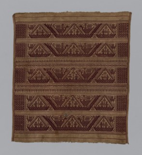 Tampan (Ceremonial Cloth), Indonesia, 19th century. Creator: Unknown.