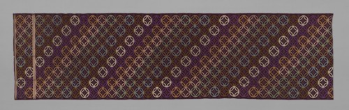 Fragment (From Obi), Japan, Meiji period (1868-1912), 1875/1900. Creator: Unknown.