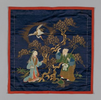 Fukusa (Gift Cover), Japan, late Edo period (1789-1868)/ Meiji period (1868-1912), late 19th cent. Creator: Unknown.