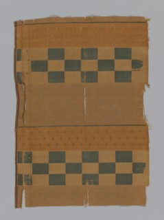 Fragment (From a Noh Costume), Japan, Edo period (1615-1868), 17th century. Creator: Unknown.