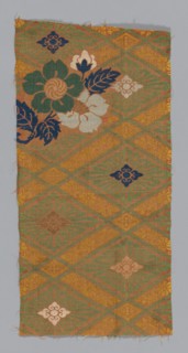 Fragment (From Noh Costume), Japan, Edo period (1615-1868)/Meiji period, 17th/18th century. Creator: Unknown.