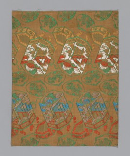 Fragment, Japan, 18th century, late Edo period (1789-1868)/ Meiji period (1868-1912). Creator: Unknown.
