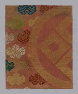 Fragment (from Noh Costume), Japan, Edo period (1615- 1868), 1675/1725. Creator: Unknown.