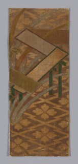 Fragment (from Noh Costume), Japan, Edo period (1615-1868), 1675/1700. Creator: Unknown.