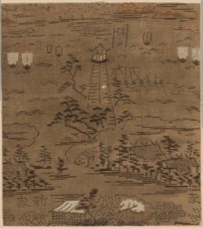 Fragment, Japan, Edo period (1615-1868), 1775/1825. Creator: Unknown.