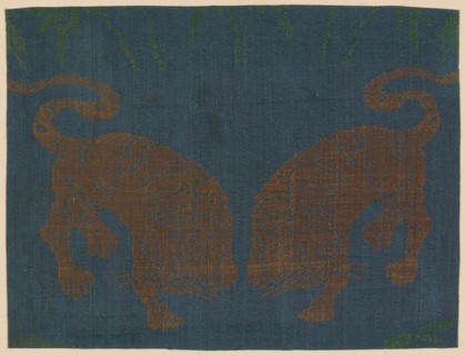 Fragment, Japan, Edo period (1615-1868)/Meiji period (1868-1912), 17th/19th century. Creator: Unknown.