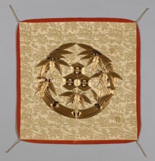 Fukusa (Gift Cover), Japan, Appliqued fabric: Edo period (1615-1868), late 18th century... Creator: Unknown.