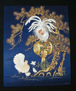 Fukusa (Gift Cover), Japan, late Edo period (1789-1868)/ Meiji period (1868-1912), 19th century. Creator: Unknown.