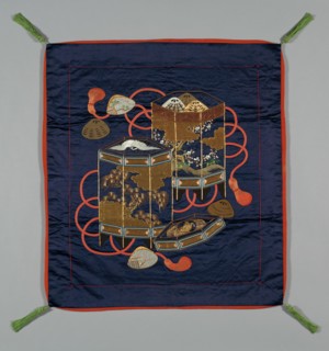 Fukusa (Gift Cover), Japan, late Edo period (1789-1868)/ Meiji period (1868-1912), 19th century. Creator: Unknown.