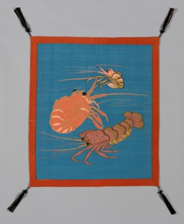 Fukusa (Gift Cover), Japan, late Edo period (1789-1868)/ Meiji period (1868-1912), 19th century. Creator: Unknown.