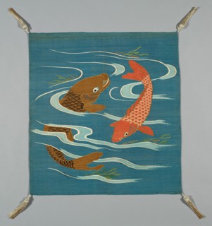 Fukusa (Gift Cover), Japan, late Edo period (1789-1868)/ Meiji period (1868-1912), 19th century. Creator: Unknown.