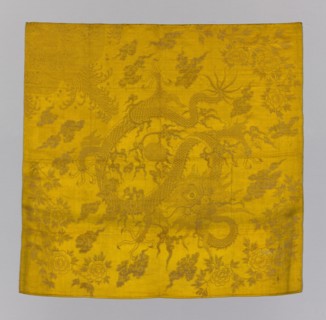 Cover (Furnishing Fabric), China, Qing dynasty (1644-1911), 1875/1900. Creator: Unknown.