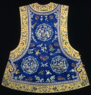 Woman's Majia (Semiformal or Informal Domestic Vest), China, Qing dynasty (1644-1911), 1870/90. Creator: Unknown.