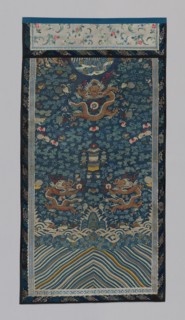 Panel (Furnishing Fabric), China, Qing dynasty (1644-1911), 1875/1900. Creator: Unknown.