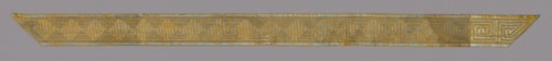 Section of Border from Thanka (Religious Picture), China, 18th century, Qing dynasty (1644-1911). Creator: Unknown.