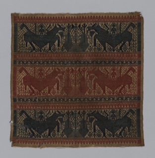 Tampan (Ceremonial Cloth), Indonesia, 19th century. Creator: Unknown.