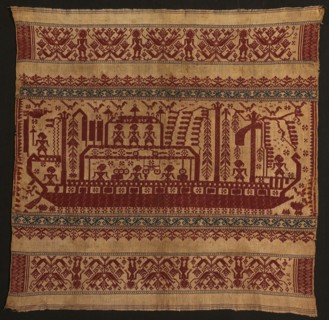 Ceremonial Cloth (tampan), Indonesia, Mid-19th century. Creator: Unknown.