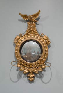 Pair of Convex Mirrors, 1810/30. Creator: Unknown.
