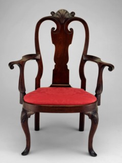 Armchair, c. 1740. Creator: Unknown.