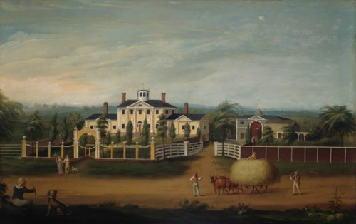 New England Country Seat, 1800/20. Creator: Unknown.