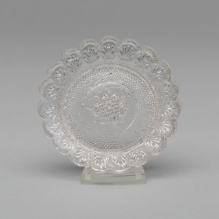 Cup plate, 1827. Creator: Unknown.