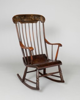 Rocking Chair, 1850/65. Creator: Unknown.