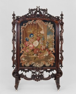 Fire Screen, c. 1855. Creator: Unknown.