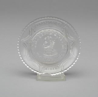 Cup plate, c. 1841. Creator: Unknown.