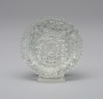 Cup plate, c. 1844. Creator: Unknown.