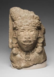 Head of Xilonen, the Goddess of Young Maize, 1400/1500. Creator: Unknown.