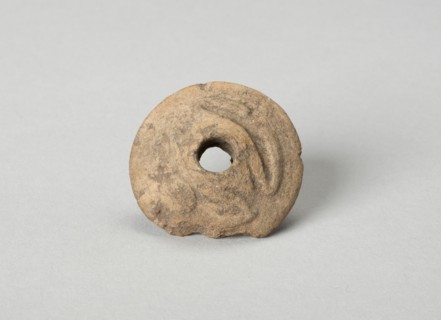 Ear Ornament or Spindle Whorl with Modeled Frog Motifs, A.D. 1450/1521. Creator: Unknown.