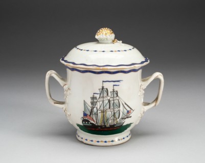 Sugar Bowl with Cover, 1790/1800. Creator: Unknown.