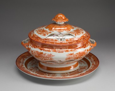 Covered Tureen and Platter, 1800/15. Creator: Unknown.