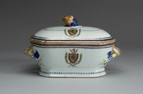 Tureen with Cover, c. 1787/90. Creator: Unknown.
