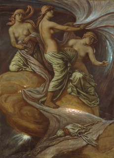 The Fates Gathering in the Stars, 1887. Creator: Elihu Vedder.