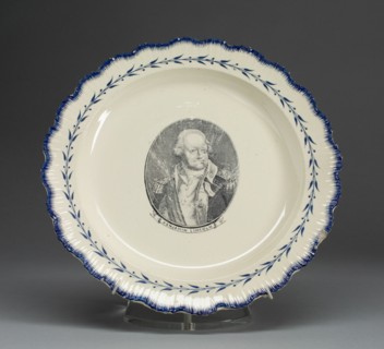 Plate, c. 1790. Creator: Unknown.