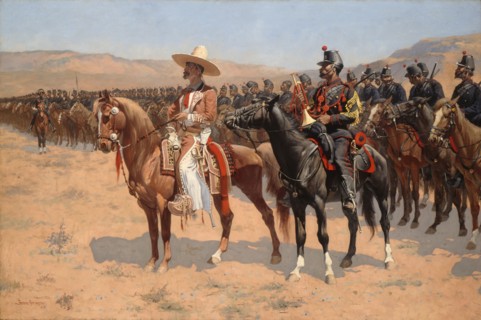 The Mexican Major, 1889. Creator: Frederic Remington.
