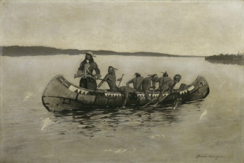 This Was a Fatal Embarkation, 1898. Creator: Frederic Remington.