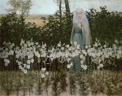 The Annunciation, 1887. Creator: George Hitchcock.