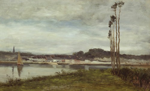 On the Seine, c. 1895. Creator: Homer Dodge Martin.
