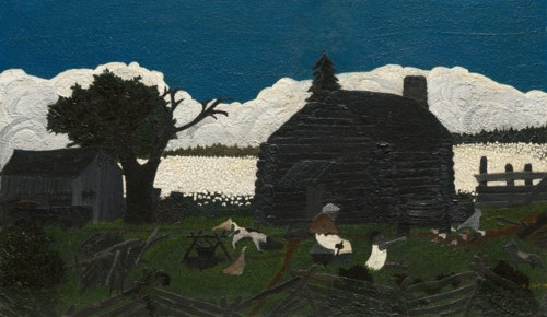 Cabin in the Cotton, c. 1931-1937. Creator: Horace Pippin.