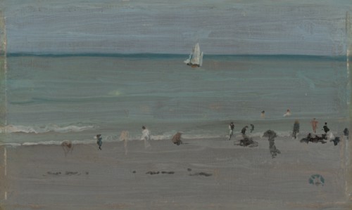 Coast Scene, Bathers, 1884/85. Creator: James Abbott McNeill Whistler.